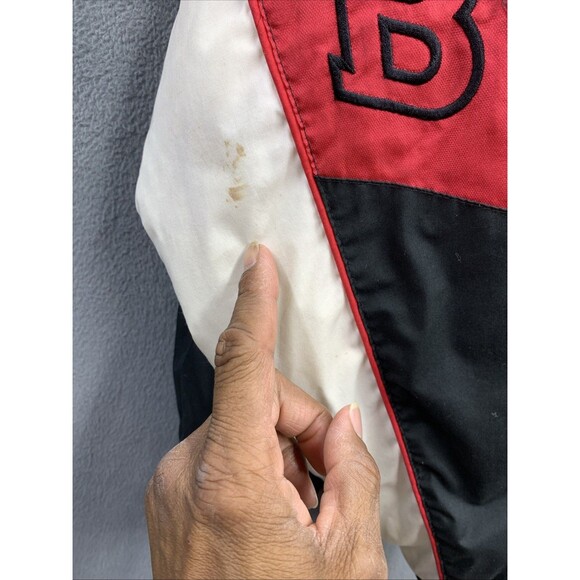 Vintage 90s NBA Chicago Bulls Pro Player Puffer Jacket NBA Full Zip Size M rare - Picture 14 of 16